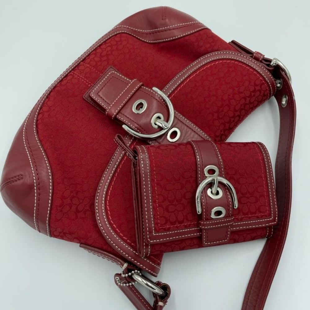 Coach Vintage Brand New Handbag Matching Wallet